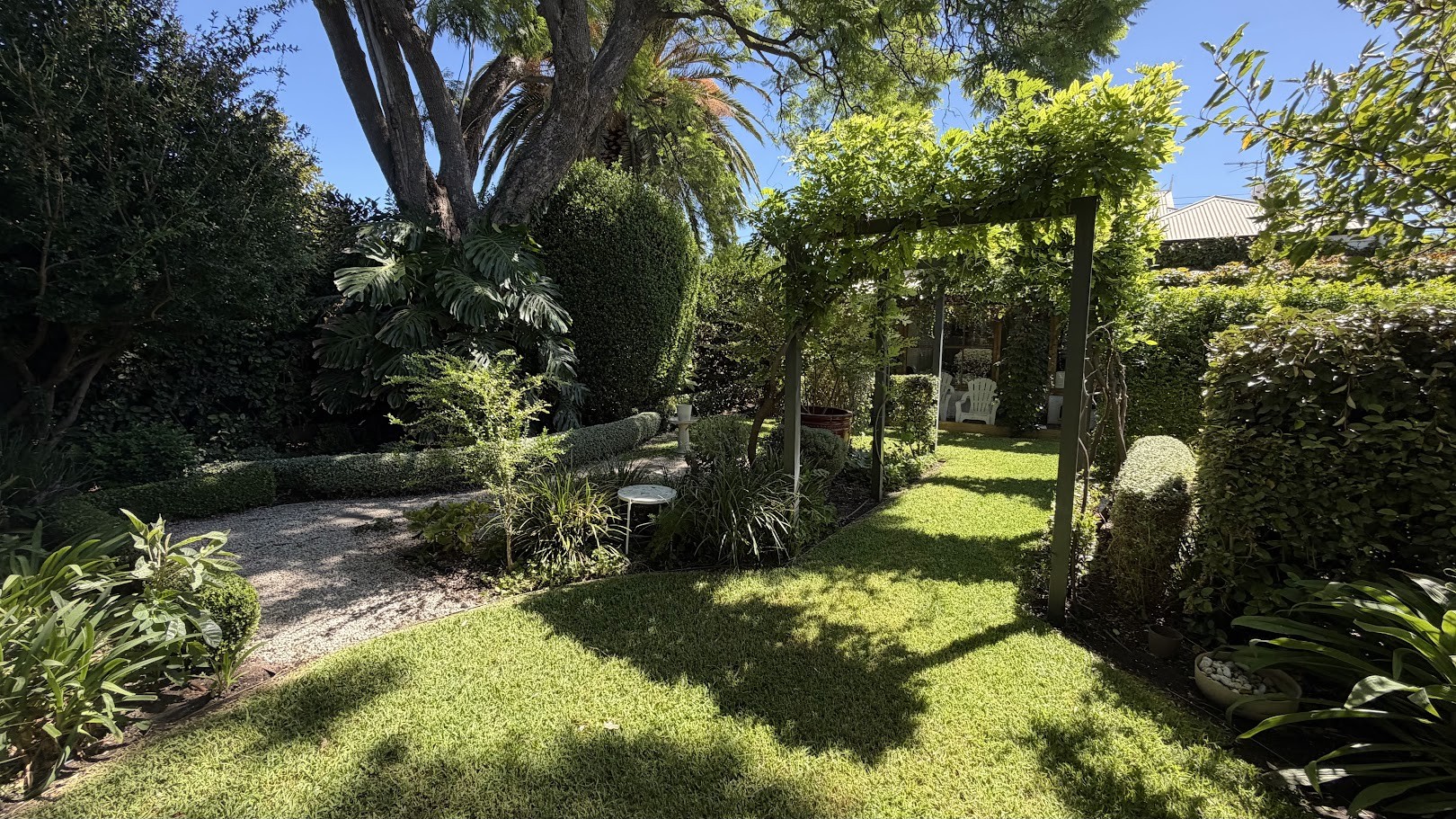 Garden beds and soft landscaping on a commercial or strata site